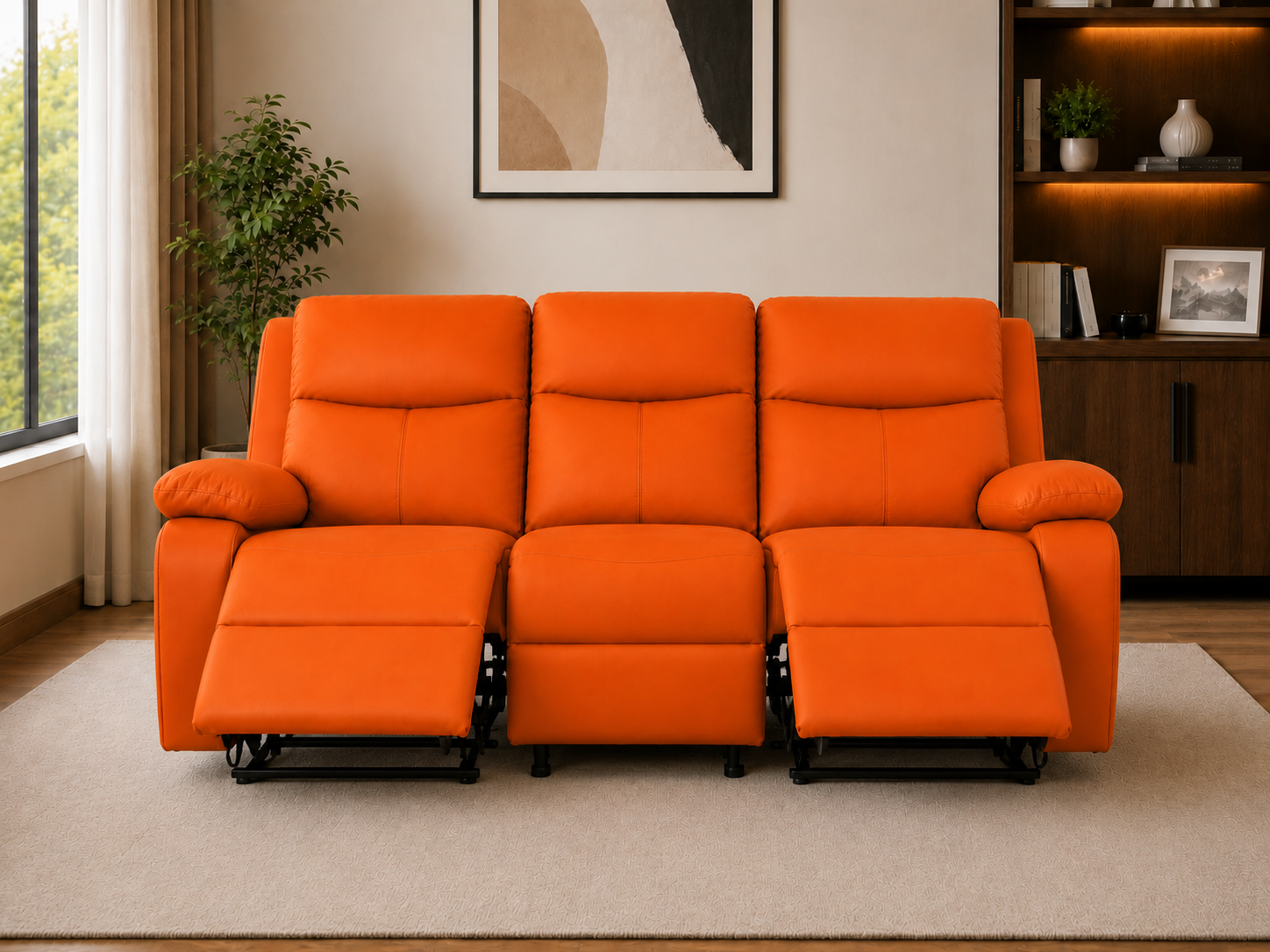 Drop-Down Table 3-Seater
